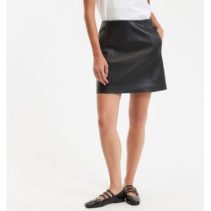 LA REDOUTE COLLECTIONS - Mini-rok - Zwart - Polyester - Simili