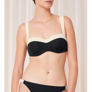 Bandeau bikini-BH Summer Glow TRIUMPH.  materiaal. Maten 44C  FR - 42C EU. Zwart kleur