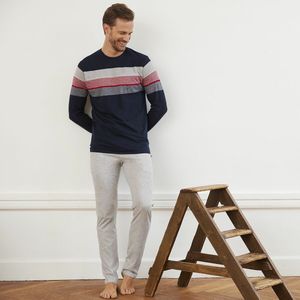 DODO - Pyjama - Gestreept - Blauw, Marine, Grijs - Katoen