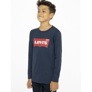 T-shirt met lange mouwen LEVI'S KIDS. Katoen materiaal. Maten 6 jaar - 114 cm. Blauw kleur