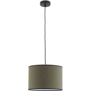 Hanglamp/Lampenkap in katoen Ø30 cm, Falke LA REDOUTE INTERIEURS. Katoen materiaal. Maten één maat. Groen kleur