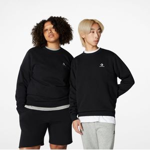 Converse - GO-TO EMBROIDERED STAR CHEVRON - Sweatshirt - Zwart - Katoenmix