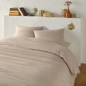 LA REDOUTE INTERIEURS - Bedset - Beige - Gewassen Microvezel - Gerecycled Polyester