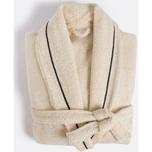 La Redoute Interieurs - Badjas - Ivoor - 100% Katoen - Sjaalkraag