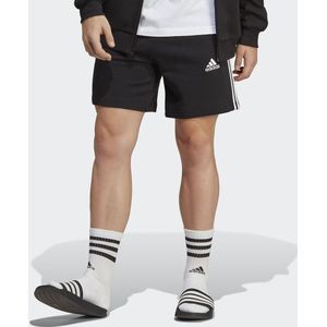 Jogging short met stripes ADIDAS SPORTSWEAR. Katoen materiaal. Maten S. Zwart kleur