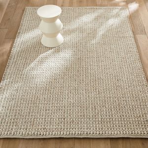 Nisha - Vloerkleed - Beige - Wol - Handgeweven