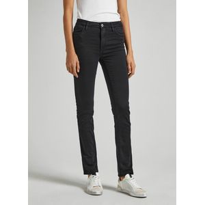 Slim broek TESSA PEPE JEANS. Katoen materiaal. Maten 28 US - 36 EU. Zwart kleur