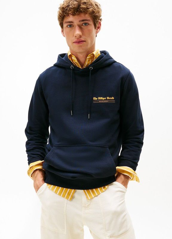 Tommy Hilfiger - Regular Fit Hoodie - Effen - Puur Katoen