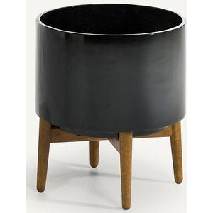 Florian AM.PM - Bloempot - Zwart - Keramiek