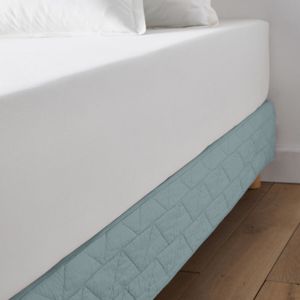 Zig-Zag Scenario - Bedrand - Groen - Katoen - Gematelasseerd