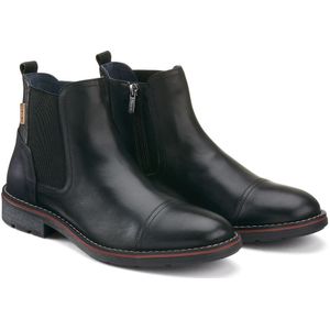 Boots chelsea in leer York, ritssluiting PIKOLINOS. Leer materiaal. Maten 40. Zwart kleur