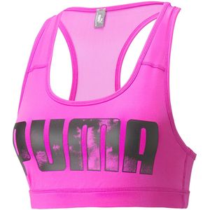 Sportbustier - medium impact PUMA. Polyester materiaal. Maten XS. Roze kleur