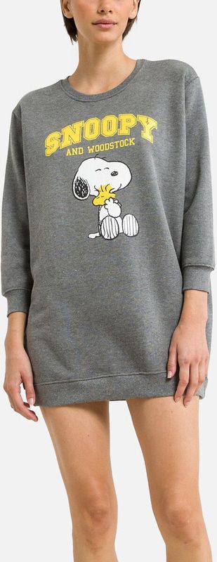 Snoopy - Lange Sweater - Grijs - Katoen