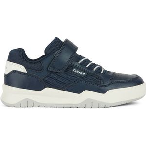 Ademende sneakers Perth GEOX. Polyurethaan materiaal. Maten 30. Blauw kleur