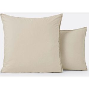La Redoute Interieurs - Scenario - Kussensloop - Naturel - Bio Perkalkatoen