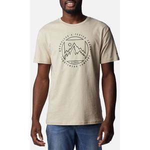 T-shirt met korte mouwen Rapid Ridge COLUMBIA. Katoen materiaal. Maten XS. Beige kleur