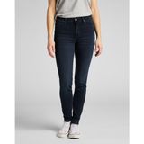 Skinny jeans Scarlett, hoge taille LEE. Denim materiaal. Maten Maat 30 (US) - Lengte 31. Blauw kleur