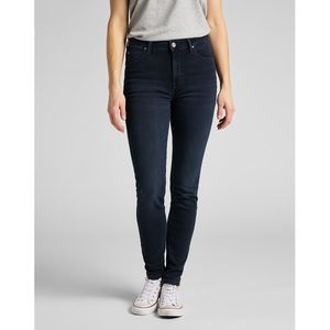 Skinny jeans Scarlett, hoge taille LEE. Denim materiaal. Maten Maat 26 (US) - Lengte 31. Blauw kleur