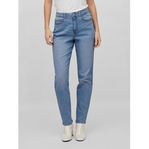 Mom jeans, hoge taille VILA. Denim materiaal. Maten 40 FR - 38 EU - Lengte 32. Blauw kleur