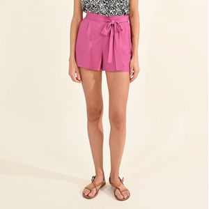 MOLLY BRACKEN - Korte Broek - Fuchsia - Viscose Materiaal