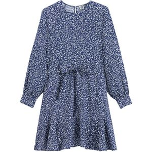 LA REDOUTE COLLECTIONS - Korte Jurk - Bloemenprint - Blauw - Viscose