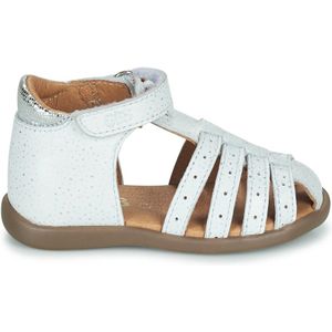 Leren sandalen Jinette GBB. Leer materiaal. Maten 19. Wit kleur