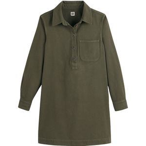 LA REDOUTE COLLECTIONS - Korte Jurk - Kakigroen - Katoen