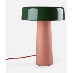 LA REDOUTE INTERIEURS - Jimna - Tafellamp - Terracotta/Groen - Keramiek