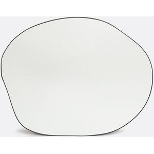 Ornica - Spiegel - Organische Vorm - Zwart - Metaal