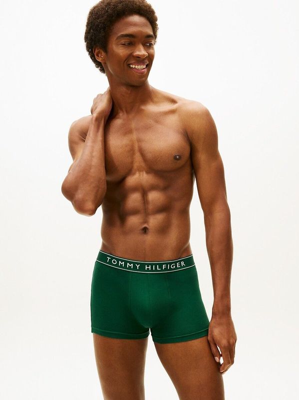 TOMMY HILFIGER - Everyday Essentials - Boxershorts - Groen - Set van 3