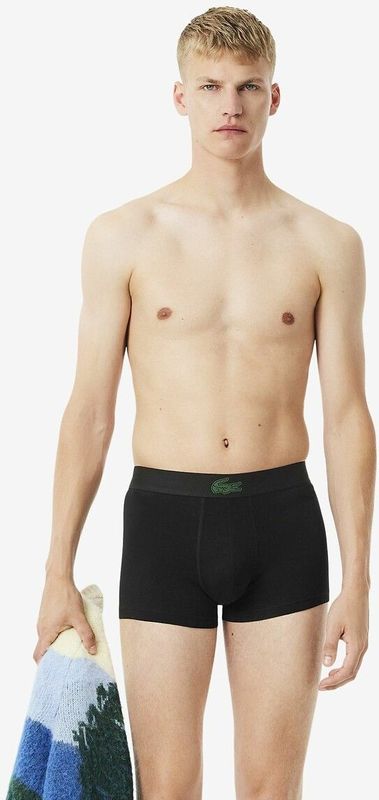 LACOSTE - Boxershorts - Zwart - Set van 3 - Katoen