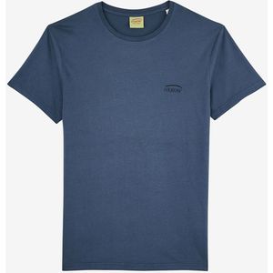 T-shirt met korte mouwen en motief op de rug OXBOW. Katoen materiaal. Maten L. Blauw kleur