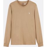 Polo Ralph Lauren - T-shirt - Kastanje - Katoenjersey - Lange Mouwen