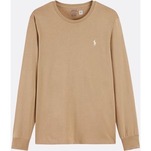 Polo Ralph Lauren - T-shirt - Kastanje - Katoenjersey - Lange Mouwen