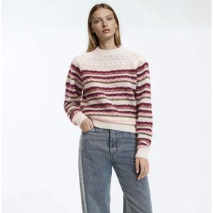 LA REDOUTE COLLECTIONS - Gestreepte Trui - Groen - Mix van Alpaca en Wol