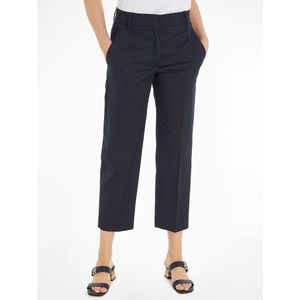 Rechte chino broek TOMMY HILFIGER. Katoen materiaal. Maten 42 FR - 40 EU. Blauw kleur