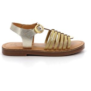 Sandalen in leer Premslim KICKERS. Leer materiaal. Maten 35. Goudkleur kleur