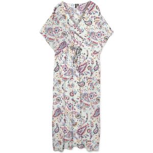 Lange jurk Caftan VERO MODA. Viscose materiaal. Maten M. Wit kleur