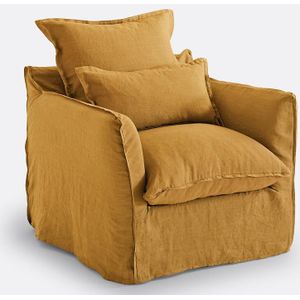 La Redoute - Fauteuilhoes - Oranje - 100% Linnen