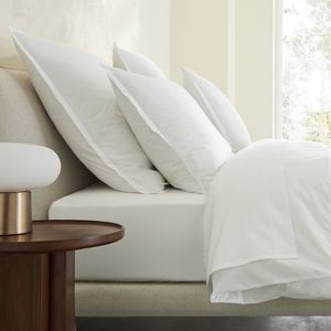 AM.PM. Sabbal - Kussensloop - Wit - Gewassen Percal Katoen