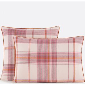 La Redoute Intérieurs - Dollon - Kussensloop - Roze - Katoenen Flanel - 65 x 100 cm