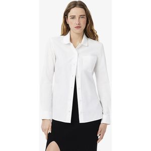 LACOSTE - Slim Hemd - Wit - Popeline - Lange Mouwen