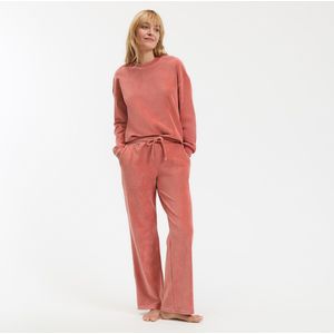 LA REDOUTE COLLECTIONS - Pyjama - Roze - Geribd Fluweel - Katoen