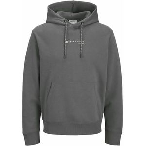 Hoodie JJSKI JACK & JONES. Katoen materiaal. Maten L. Grijs kleur