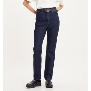 Jeans 70's High Straight LEVI’S WELLTHREAD. Denim materiaal. Maten Maat 30 (US) - Lengte 31. Blauw kleur