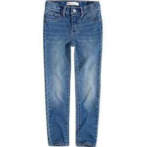 Skinny Jeans 710 Super LEVI'S KIDS. Katoen materiaal. Maten 3 jaar - 94 cm. Blauw kleur