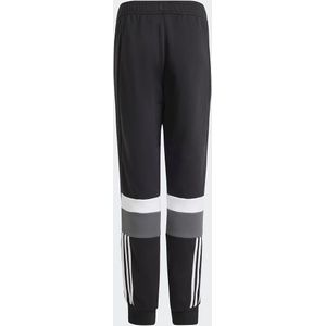 Joggingbroek in molton ADIDAS SPORTSWEAR. Geruwd molton materiaal. Maten 13/14 jaar - 153/156 cm. Zwart kleur