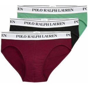 Set van 3 effen slips POLO RALPH LAUREN. Katoen materiaal. Maten XL. Multicolor kleur