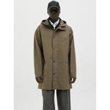 JACK & JONES - Parka met Kap - Kastanje Kleur - Polyester