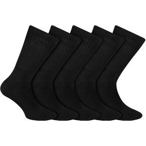 DIM - Ecodim Sport - Set van 5 Paar Kousen - Zwart - Katoen